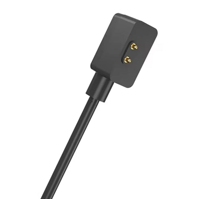 Black magnetic charger for Redmi Watch 3, designed for easy connection and secure charging from That Watch Shop.