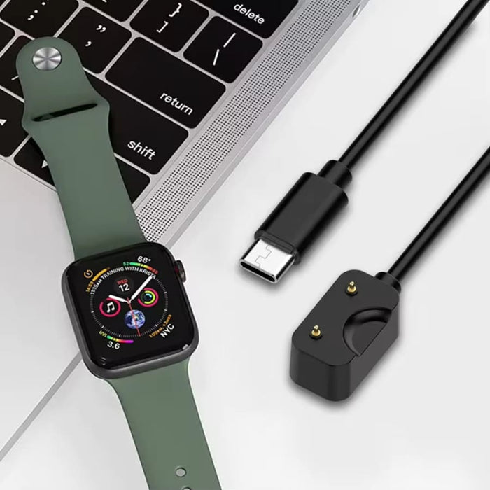 Samsung Galaxy Fit 3 charger cable for smartwatch, compatible charging accessory, with a sleek, compact design.