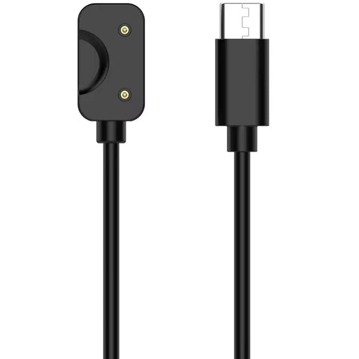 Black Samsung Galaxy Fit 3 charger with magnetic Type-C cable, designed for fast and secure charging.