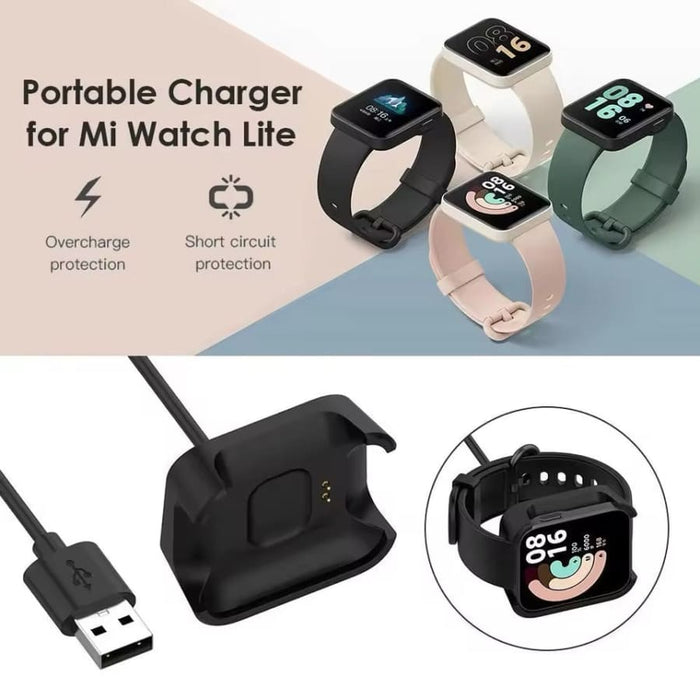 Charger for Xiaomi Mi Watch Lite, compatible charging cable with magnetic connector, designed for Xiaomi Mi Watch Lite smartwatch.