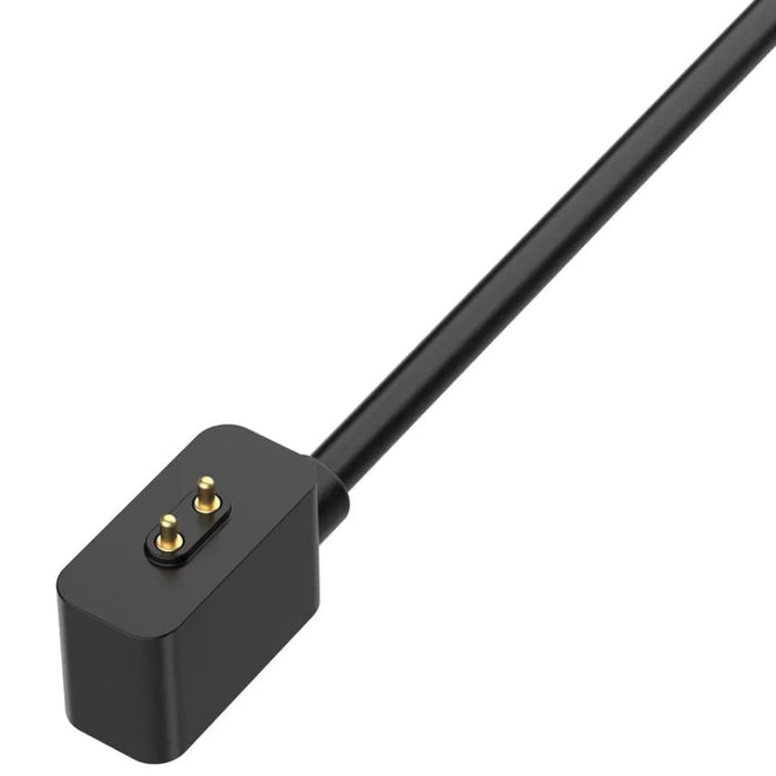 Black Xiaomi Smart Band 8/9/10 series charger with USB-C cable connected, designed for easy charging of the fitness band.