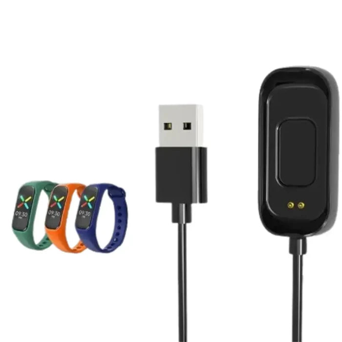 Magnetic 100cm charging cable for OPPO Smart Band TWS by Habicare, designed for easy charging and secure connection.