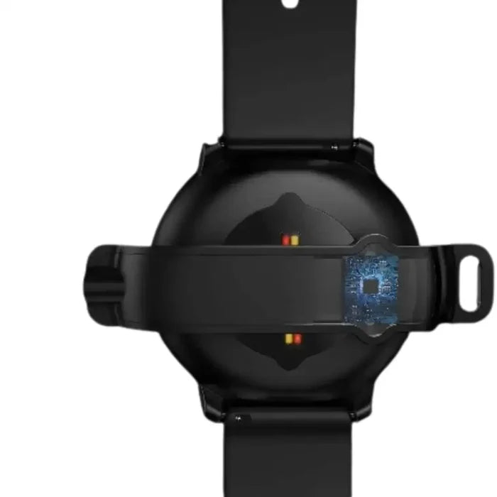 Habicare TWS charging cable connected to Polar Unite fitness watch for charging and power supply.