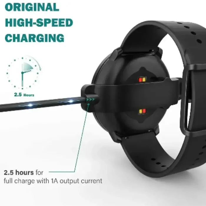 Habicare TWS charging cable for Polar Unite fitness watch, showing the cable with connectors for charging the device.
