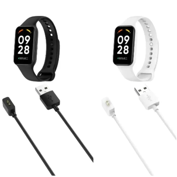 Habicare TWS charging cable for Xiaomi Mi Band 8 and 9 series, with a compact design and magnetic connector for easy charging.