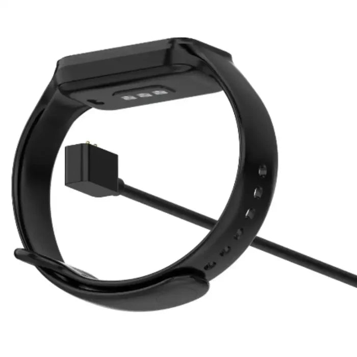 Habicare TWS charging cable for Xiaomi Mi Band 9 and 8 series, showing the compact cable with USB connector and magnetic charging end.