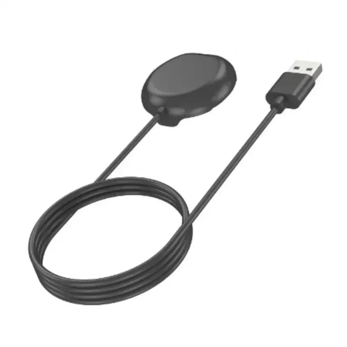 Habicare TWS charging dock for Moto 360 3rd Gen smartwatch, sleek black accessory for easy charging and docking.