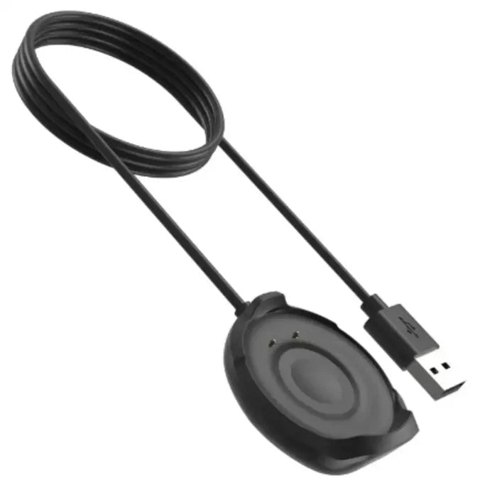 Habicare TWS charging dock for Moto 360 3rd Gen smartwatch, compact and sleek for easy charging and display.