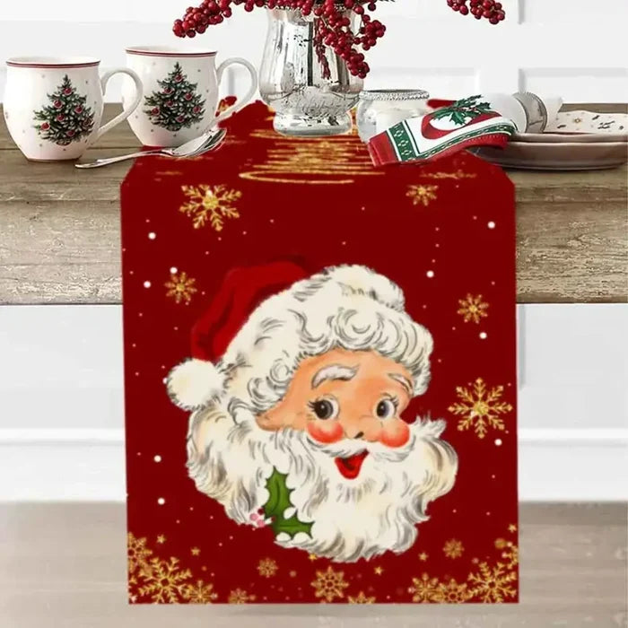Habicare Christmas table runner in SS size featuring 9 festive designs, perfect for holiday dining and seasonal decor.