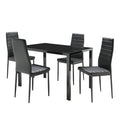 Elegant 'Classic' tempered glass dining table by Sue-E Furniture, 1.5 meters long with a sleek, modern design.