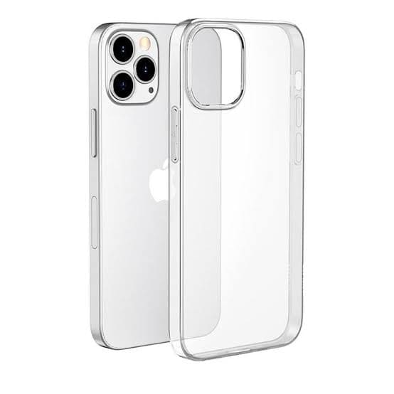 Clear 9eight5 phone case for iPhone 13 Pro Max (6.7-inch), showing a transparent protective cover on the device.