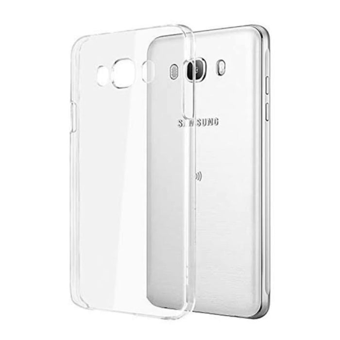 Clear case for Samsung Galaxy J7 2016 by 9eight5, showing a transparent protective phone cover with precise cutouts.