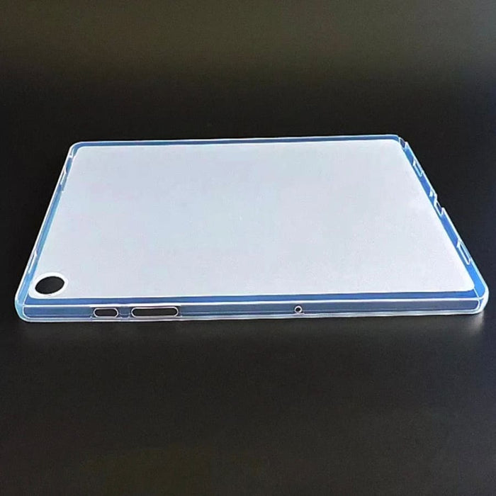 Clear cover for Samsung Galaxy Tab A9 8.7-inch 2023 from 9eight5, showing the slim transparent protective case on the tablet.