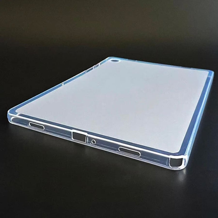 Clear protective cover for Samsung Galaxy Tab A9 8.7-inch (2023), model X110/X115, by 9eight5, showing the slim, transparent design.