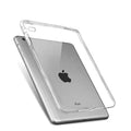Clear silicone cover for iPad 5th and 6th gen, iPad Air and Air 2 from 9eight5, showing a slim protective case on a tablet.