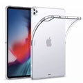 Clear silicone cover for iPad Pro 11-inch 2nd gen 2020 by 9eight5, showing the transparent, flexible protective case on the tablet.