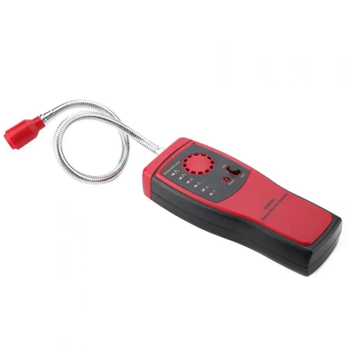 9eight5 combustible gas detector with sound and light alarm, handheld tool for detecting gas leaks and ensuring safety.