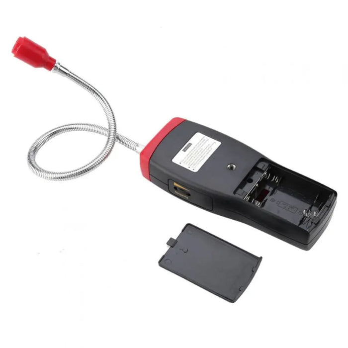 9eight5 combustible gas detector with sound and light alarm, handheld safety tool for detecting gas leaks in tools and kits.