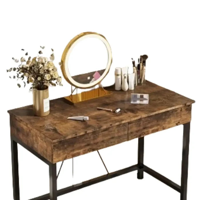Habicare SS computer desk with drawers in three colors, featuring a sleek design and organized storage for home or office.