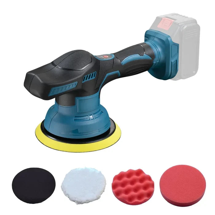 Habicare cordless car polisher with 18–21V, 8-speed control, compact design, suitable for detailed car polishing tasks