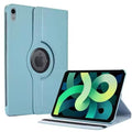 Light blue 9eight5 iPad Air 11-inch (M2, 2024) protective cover shown on the tablet screen with a sleek design.
