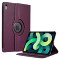 Purple 9eight5 iPad Air 11” (M2) 2024 cover, protective case with textured finish for tablet protection.