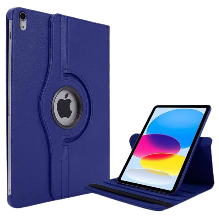 Navy iPad Air 13-inch (M2) 2024 cover by 9eight5, protective tablet case with sleek design and precise cutouts.