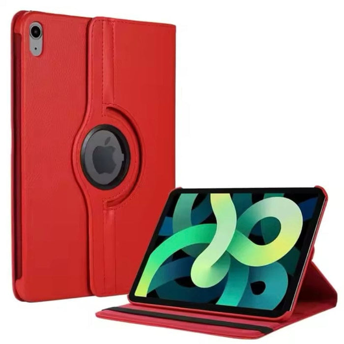 Red 9eight5 iPad Air 13-inch M2 2024 cover, protective tablet case with precise cutouts and smooth finish.