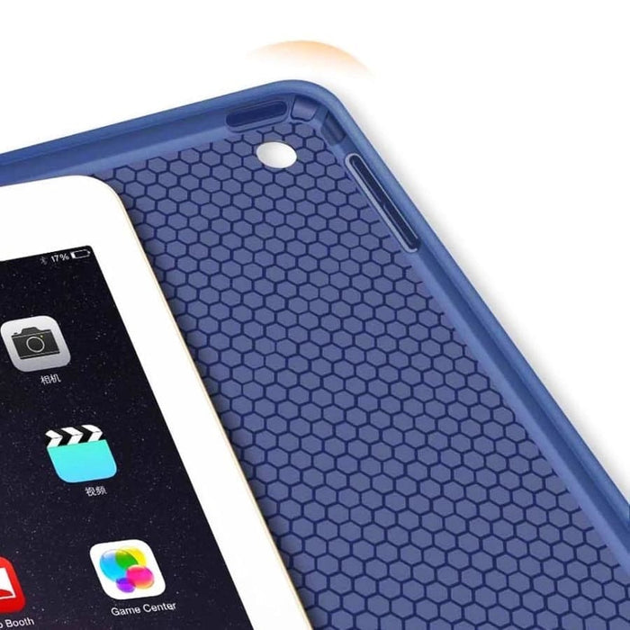 Navy cover for iPad Mini 4 and 5th generation by 9eight5, made of durable material, protects and styles the tablet.