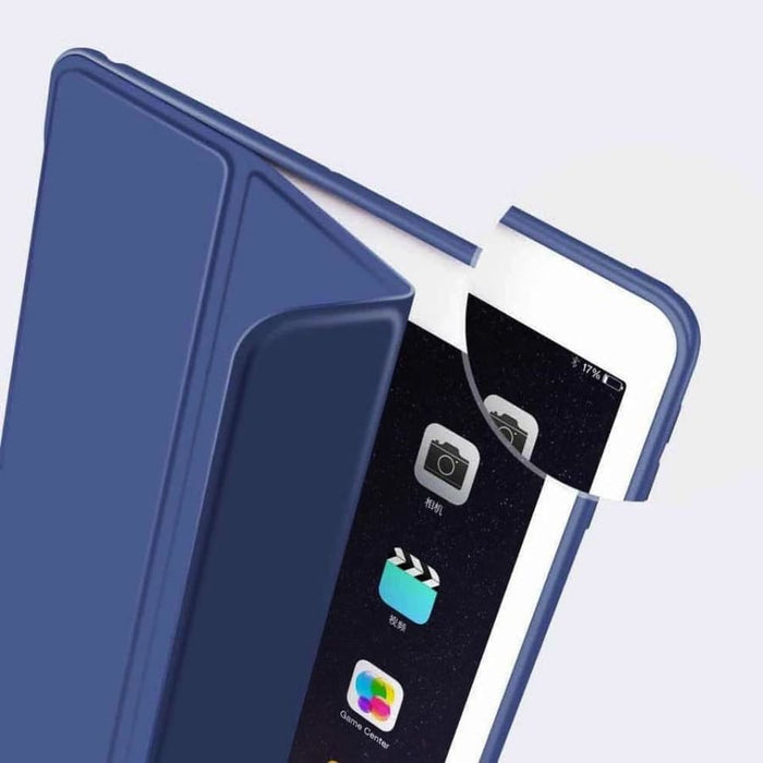 Navy iPad Mini 4 & 5th generation cover by 9eight5, protective case for tablet with textured exterior and precise cutouts.