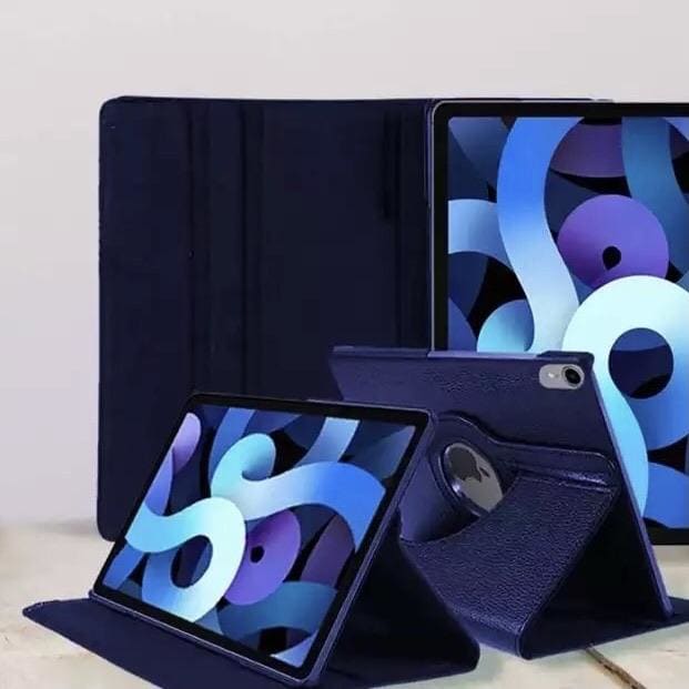 Navy protective cover for iPad Pro 11 4th and 3rd Gen by 9eight5, showcasing the slim, durable design with precise cutouts.