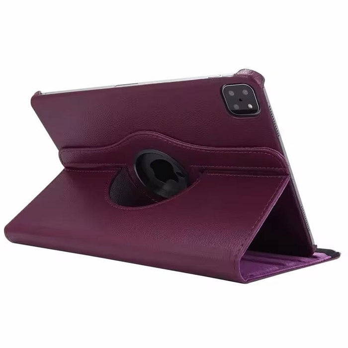 Purple 9eight5 iPad Pro 13-inch (M4) 2024 cover showing textured protective case for tablet.