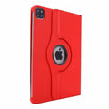 Red 9eight5 iPad Pro 13-inch (M4) 2024 cover, protective case with textured finish for tablet accessories.