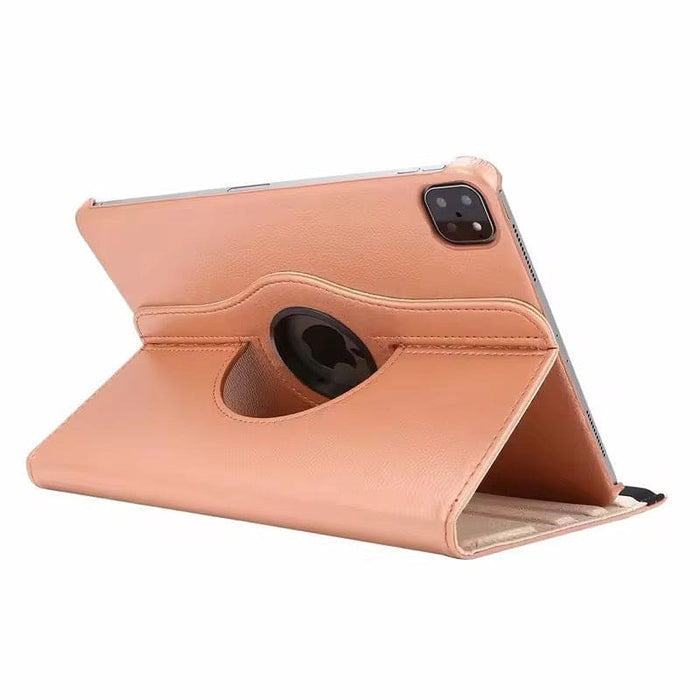 Rose gold iPad Pro 13-inch (M4) 2024 cover by 9eight5, showing sleek, protective tablet case with textured finish.