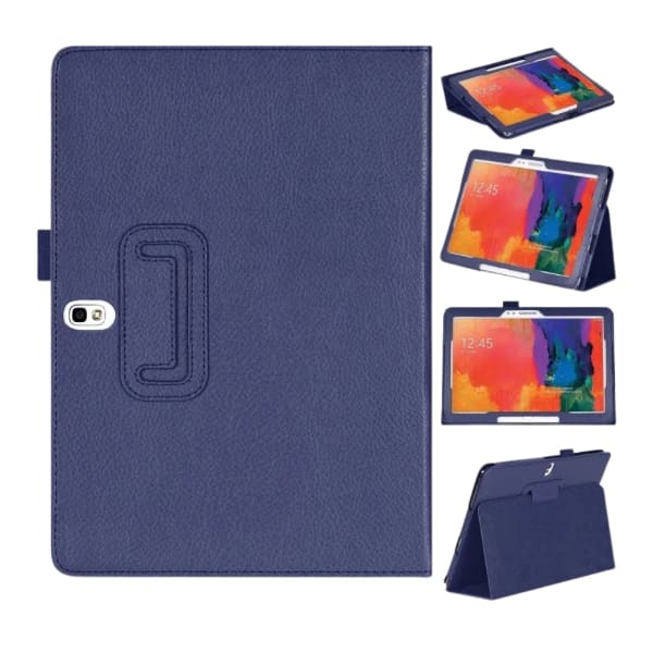 Black and navy cover for Samsung Galaxy Note 10.1 (2014) P600 and Tab Pro 10.1 T520 by 9eight5, designed as a protective tablet accessory.