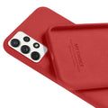 Silicone cover for Samsung Galaxy S20 FE by 9eight5, showing a slim, smooth black phone case with precise cutouts.