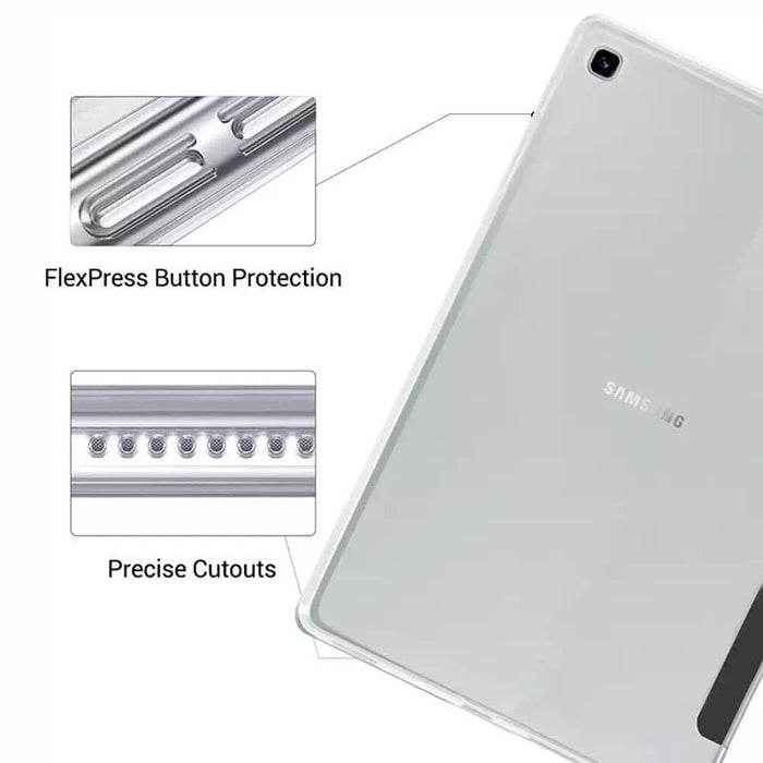 Mint green 9eight5 cover for Samsung Galaxy Tab A7 10.4” (2020) T500/T505 tablet, showing front and back protection.