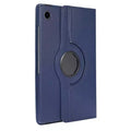 Navy protective cover for Samsung Galaxy Tab A8 10.5” (2021) X200/X205, by 9eight5, shows front and back view with precise cutouts.