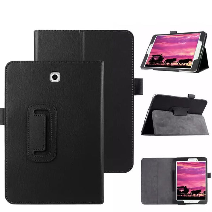 Black 9eight5 cover for Samsung Galaxy Tab S2 8.0-inch T710/T715/T719 tablet, stylish accessory with protective design.