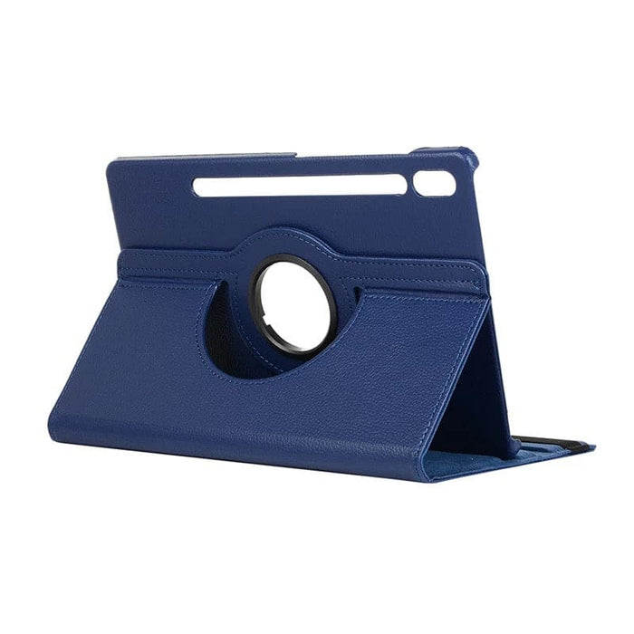 Navy protective cover for Samsung Galaxy Tab S7 11-inch (2020) T870/T875, by 9eight5, showing the tablet with the case on.