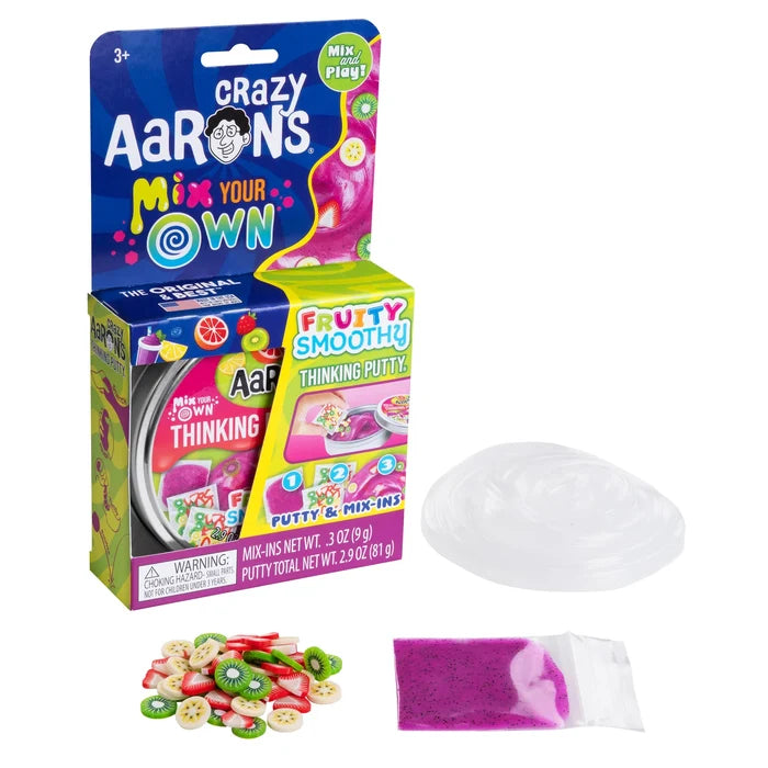Crazy Aarons Fruity Smoothie Mix It Full Size 4 Inch Thinking Putty Tin