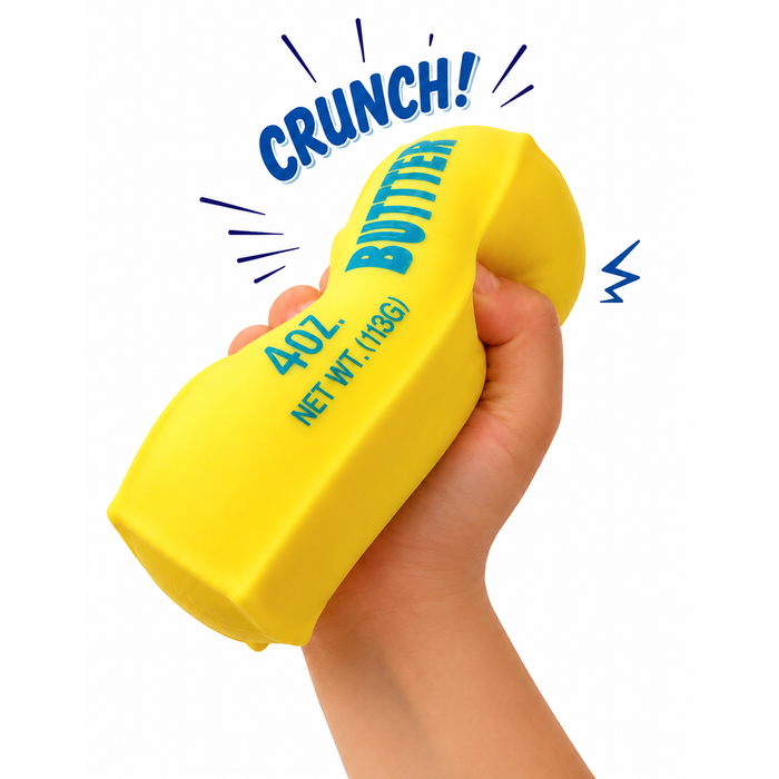 Crunchy Butter Squishy 5.5 Inch ASMR Squishy Sensory Toy - Assorted
