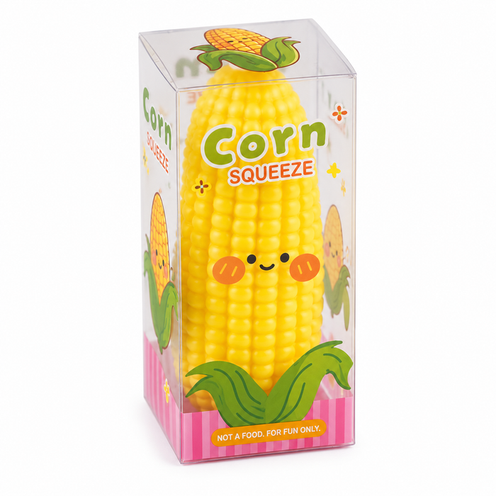 Crunchy Corn Squishy 4 Inch ASMR Squishy Sensory Toy