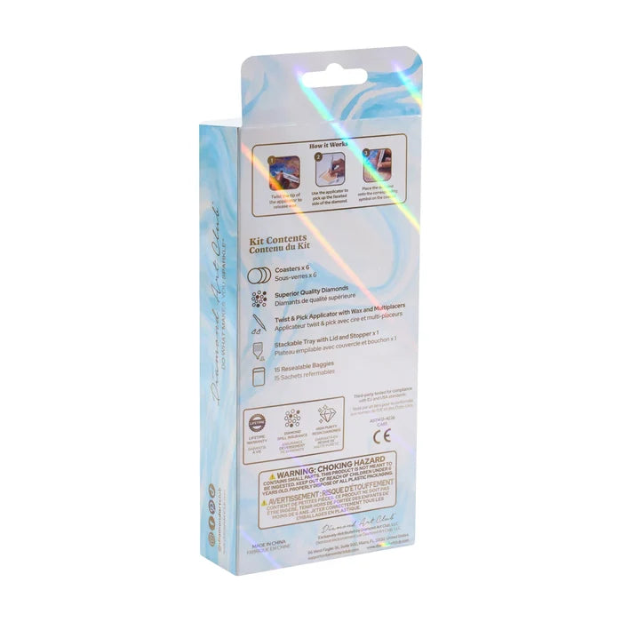 Diamond Art Club Coasters - Ethereal Ocean Diamond Painting Kit
