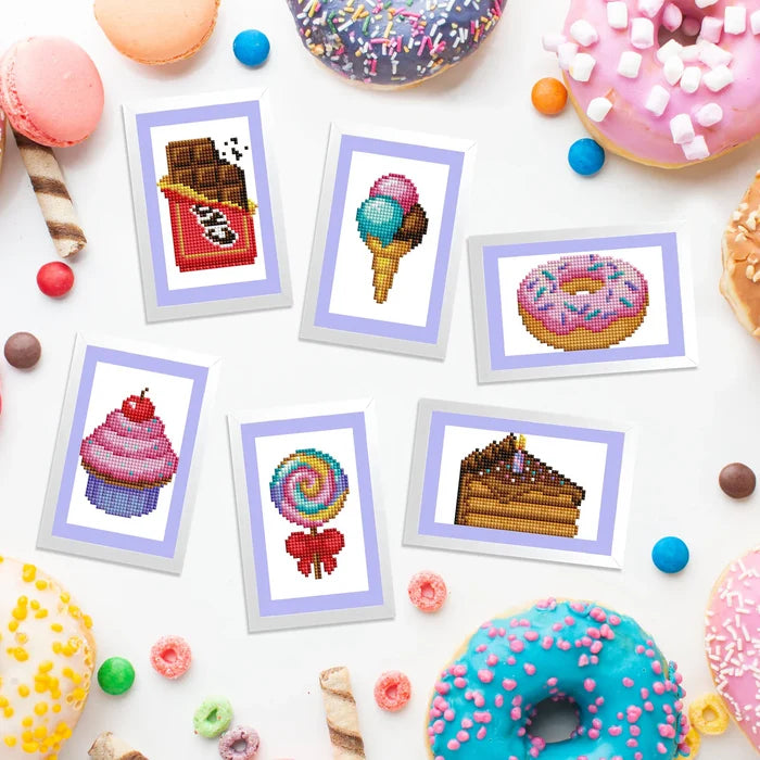 Diamond Art Club Mini Dazzles - Sweet Treats Diamond Painting Kit