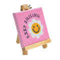Diamond Art Club Mini Easels - Keep Smiling Diamond Painting Kit