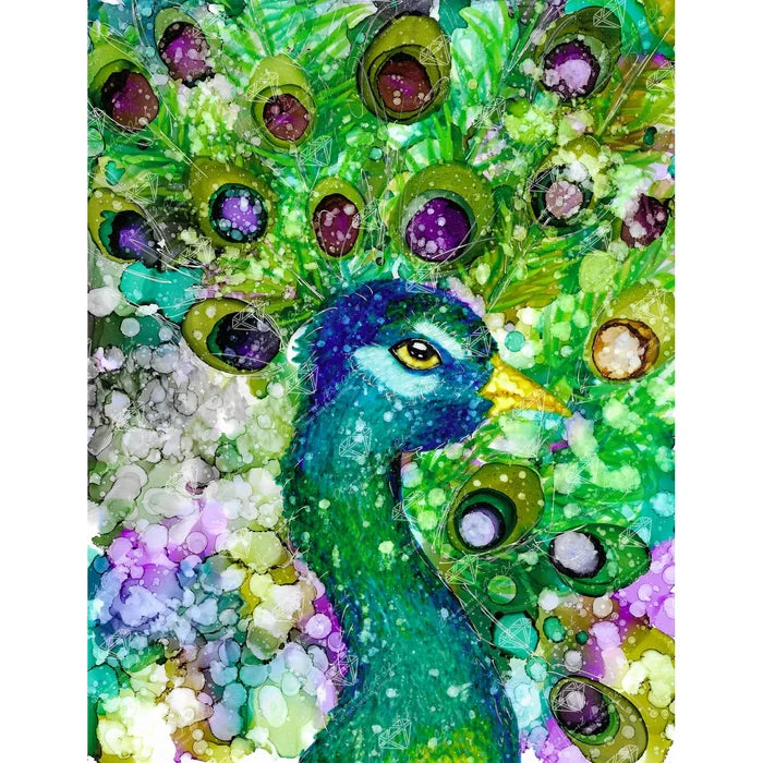 Diamond Art Club Mr. Peacock Diamond Painting Kit