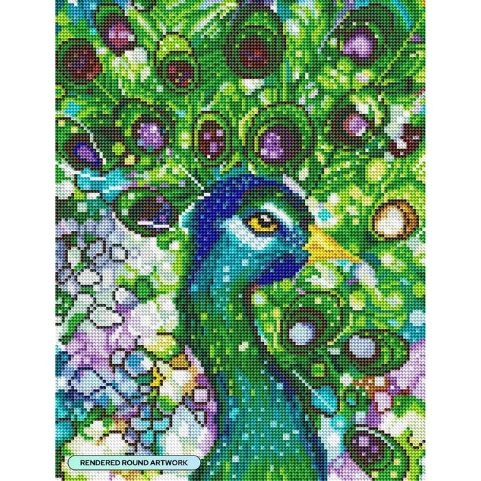 Diamond Art Club Mr. Peacock Diamond Painting Kit