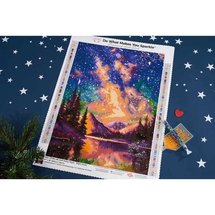 Diamond Art Club Starry Night - Night Music Diamond Painting Kit