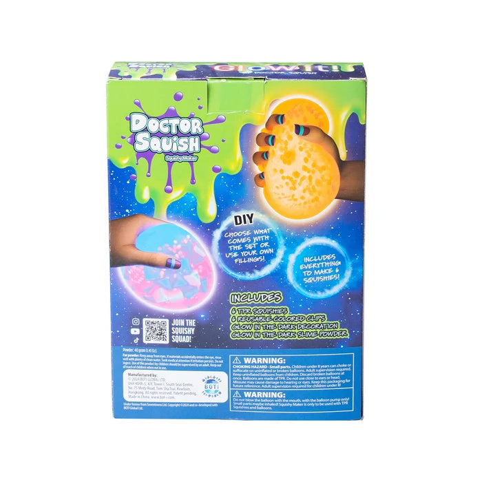 Doctor Squish Squishy Pack Refill - Glow It Edition